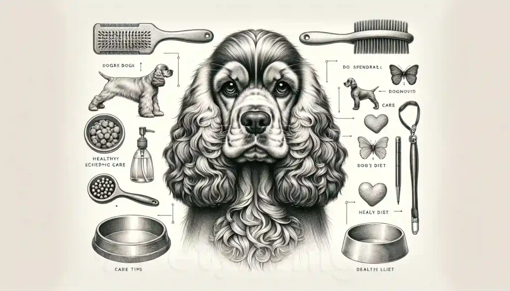 American Cocker Spaniel with a focus on traits