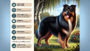 British Shepherd dog with description of characteristics