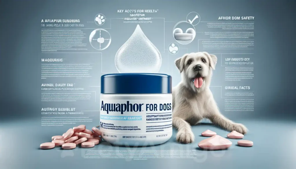 Key facts about the safety of Aquaphor for dogs.