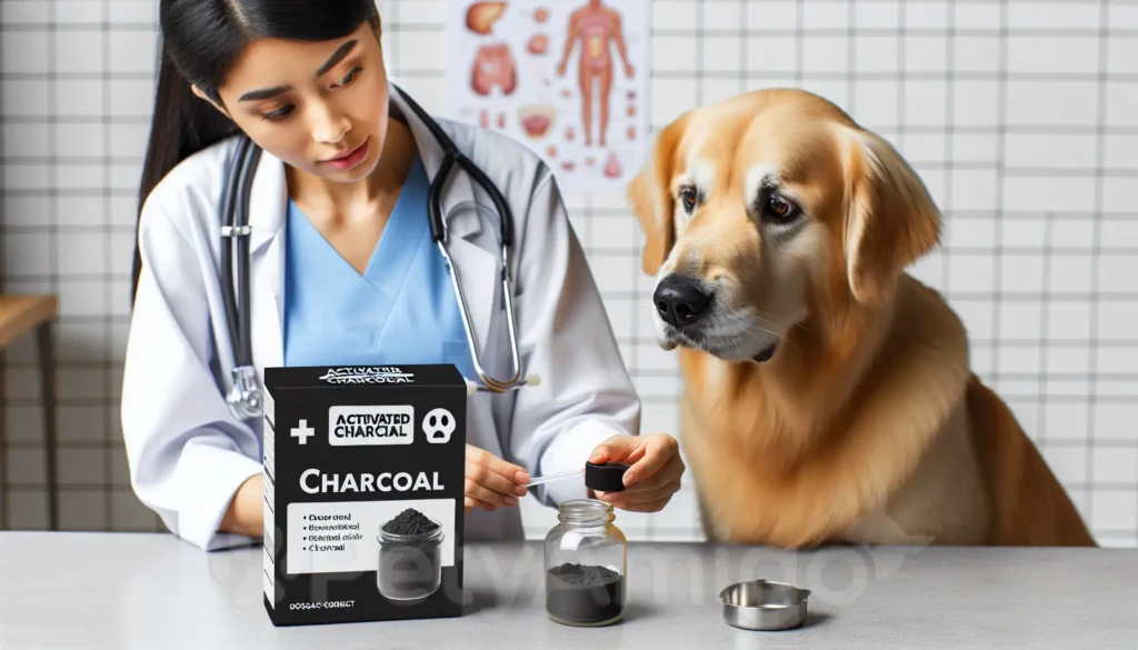 Guide on using activated charcoal safely for dogs.