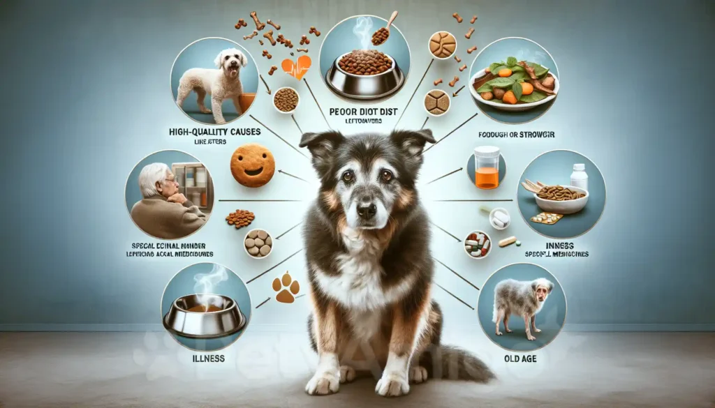 Dog losing appetite: causes and solutions.