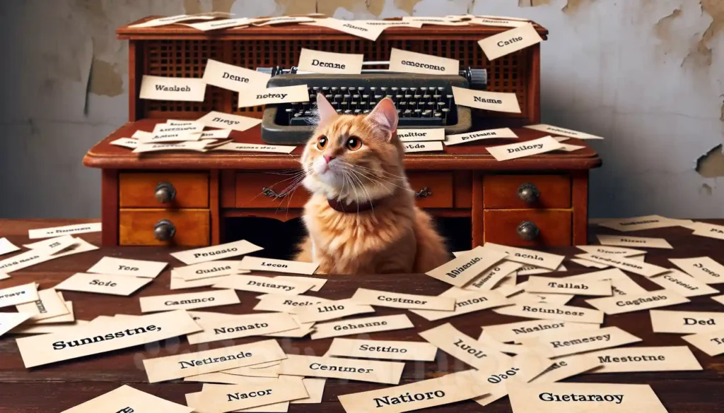 Creative ideas for naming orange cats with 99 funny options