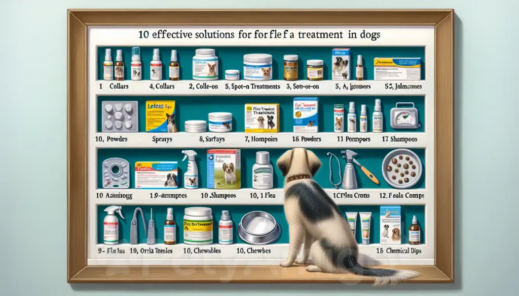 Flea treatment options for dogs: 10 effective solutions.